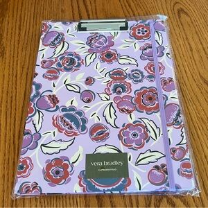 Vera Bradley Clipboard Folio in Bubbly Flowers NWT